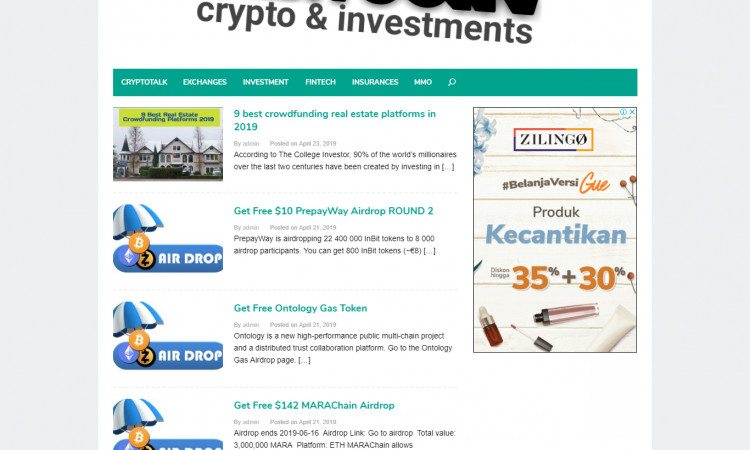 Jual Domain Bule konten Cryptocurrency & Investment