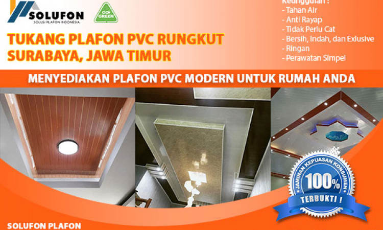 Tukang Plafon PVC Rungkut